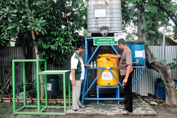 A water purification installation