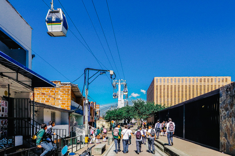 MetroCable at Santo Domingo