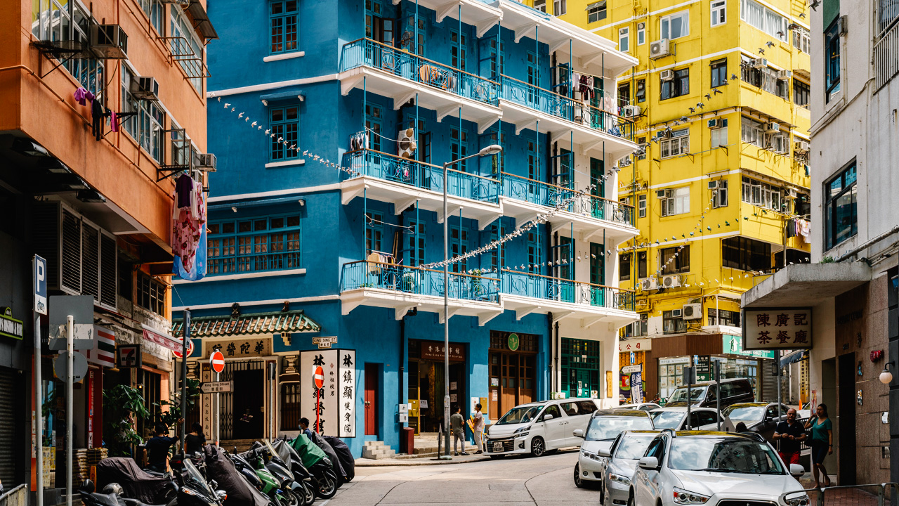 The Blue House in Hong Kong